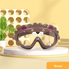 Cute Lion Anti Fog Swim Goggles for Kids 14+