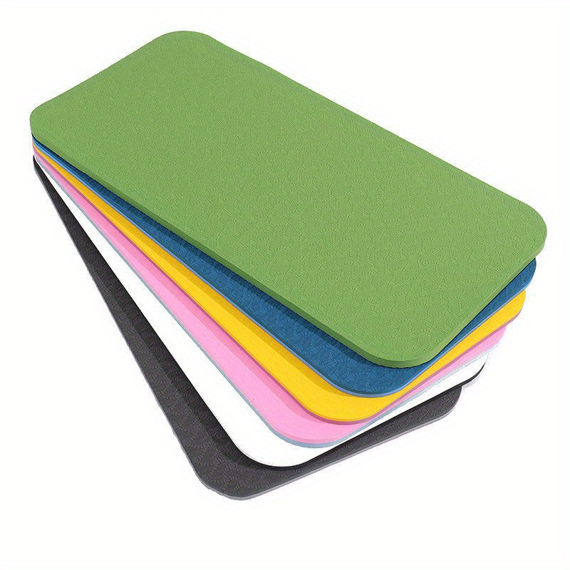 2pcs TPE Yoga Kneeling Mat Non-slip Fitness Mat 34x13x0.6in
