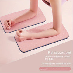 2pcs TPE Yoga Kneeling Mat Non-slip Fitness Mat 34x13x0.6in