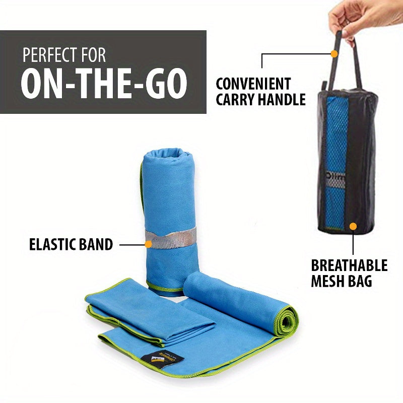Quick Drying Towel Lightweight Microfiber Travel Towels For Camping Beach Gym