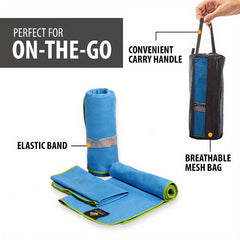 Quick Drying Towel Lightweight Microfiber Travel Towels For Camping Beach Gym