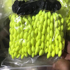 20pcs Fishing Float Set Foam Space Bean String Type Line Stopper Buoys Tackle