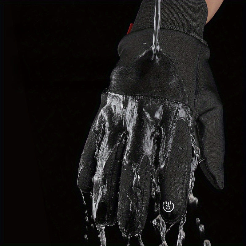 Winter Cycling Gloves Windproof Waterproof Warm Touch Screen Gloves
