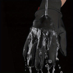 Winter Cycling Gloves Windproof Waterproof Warm Touch Screen Gloves