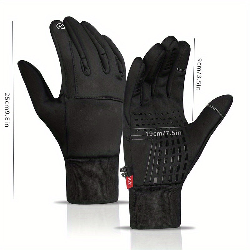 Winter Cycling Gloves Windproof Waterproof Warm Touch Screen Gloves