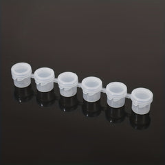2pcs Acrylic Paint Strips Empty Box Dispensing Plastic
