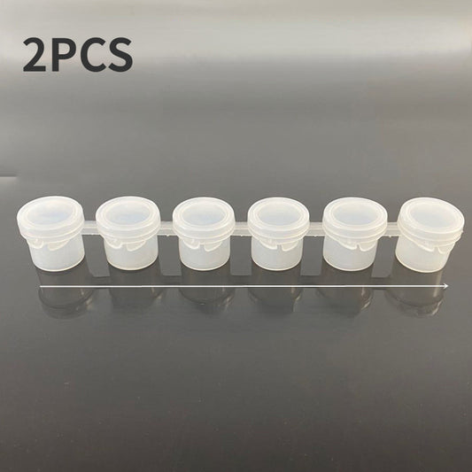 2pcs Acrylic Paint Strips Empty Box Dispensing Plastic