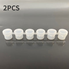 2pcs Acrylic Paint Strips Empty Box Dispensing Plastic