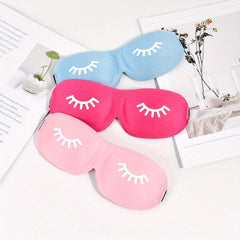 Comfy Blackout Sleep Mask 3D Contoured Soft Blindfold with Adjustable Strap