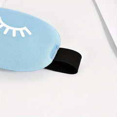 Comfy Blackout Sleep Mask 3D Contoured Soft Blindfold with Adjustable Strap