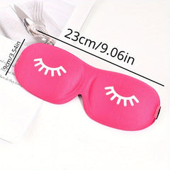 Comfy Blackout Sleep Mask 3D Contoured Soft Blindfold with Adjustable Strap