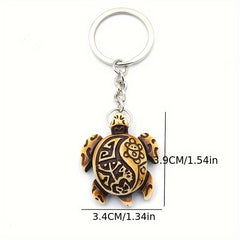 Retro Turtle Keychain Cartoon Pendant Gift Men Women