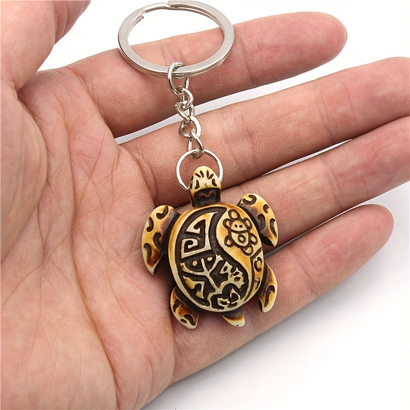 Retro Turtle Keychain Cartoon Pendant Gift Men Women