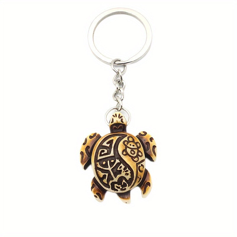 Retro Turtle Keychain Cartoon Pendant Gift Men Women