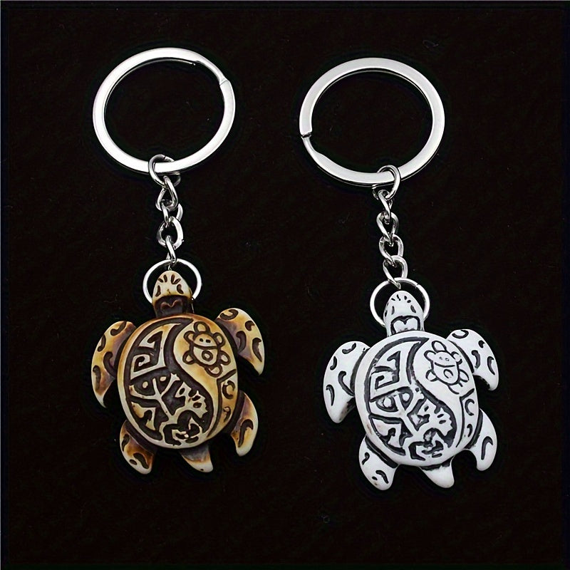 Retro Turtle Keychain Cartoon Pendant Gift Men Women
