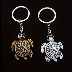Retro Turtle Keychain Cartoon Pendant Gift Men Women