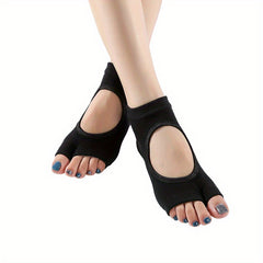 Split Toe Non slip Yoga Socks Backless Dance Socks