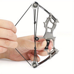 Stainless Steel Mini Bow Decompression Toy for Outdoor Activities