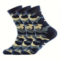 Men's Camouflage Crew Socks Outdoor Comfortable Sports Socks