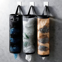 Garbage Bag Wall Hanging Organizer Durable Washable Trash Bag Holder