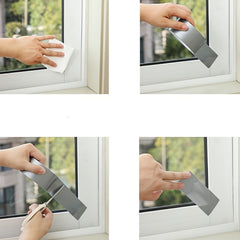 16 Rolls 4ft Window Windproof Thermal Film Window Sealing Tape 85x1.89inch