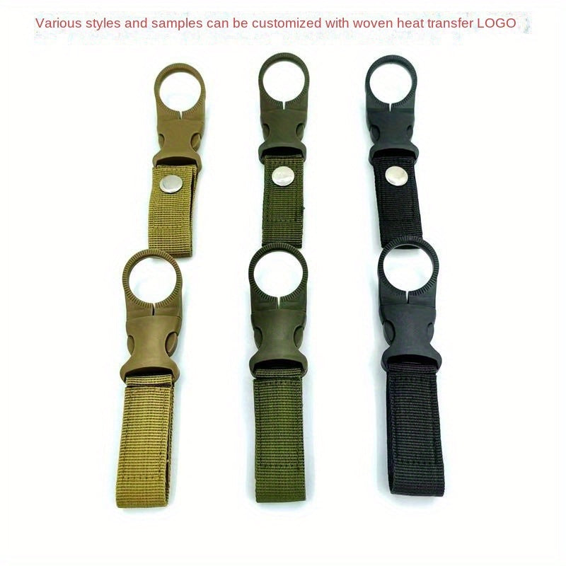 Nylon Webbing Hanging Buckle Bag Water Bottle Clip for Camping