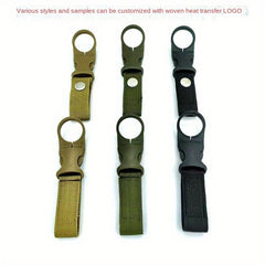 Nylon Webbing Hanging Buckle Bag Water Bottle Clip for Camping