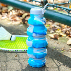 500ml Telescopic Silicone Water Cup Portable Travel Outdoor Sport Bottle