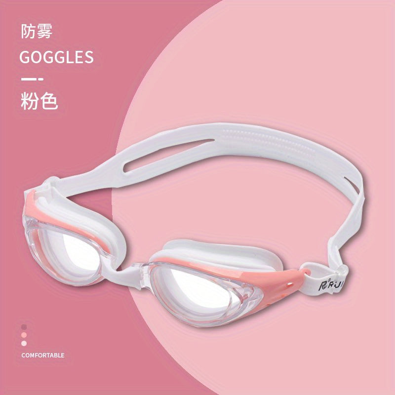 Adjustable Electroplated Anti-fog Swim Goggles for Adults