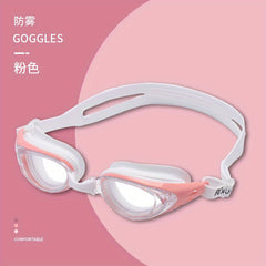 Adjustable Electroplated Anti-fog Swim Goggles for Adults
