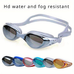 Adjustable Electroplated Anti-fog Swim Goggles for Adults