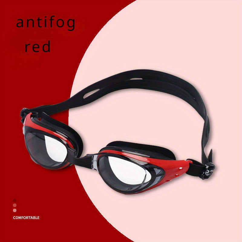 Adjustable Electroplated Anti-fog Swim Goggles for Adults