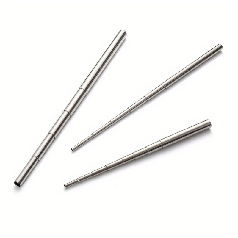 Stainless Steel Retractable Blowpipe for Outdoor Camping