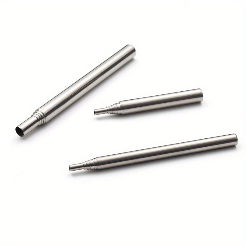 Stainless Steel Retractable Blowpipe for Outdoor Camping