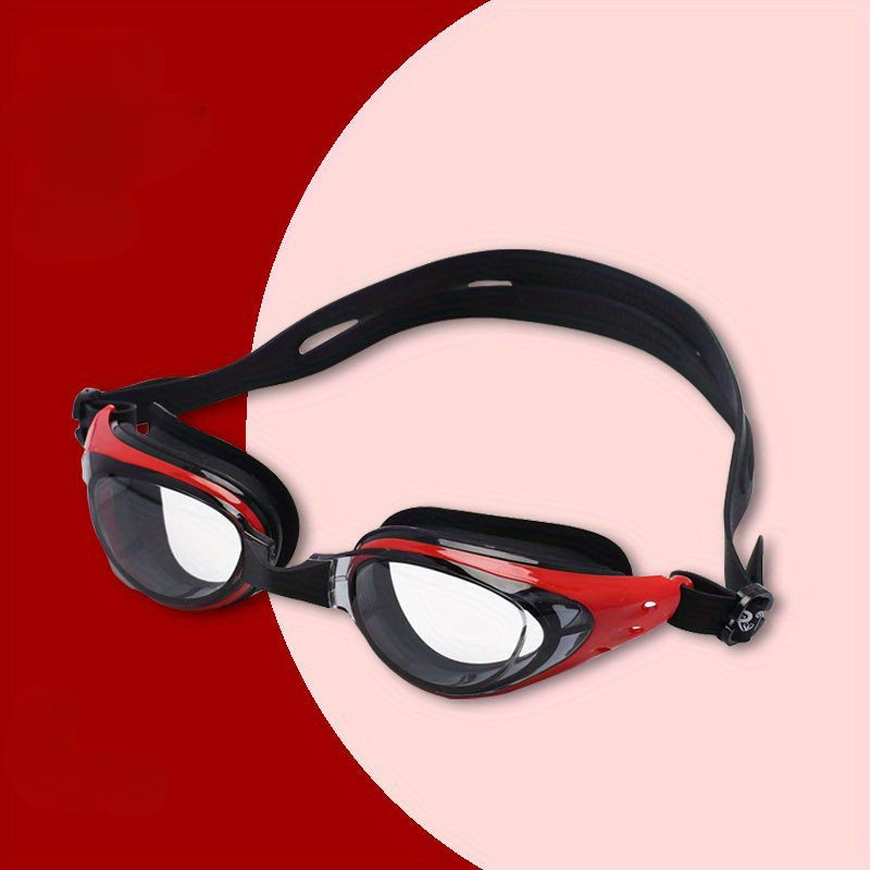 Adjustable Electroplated Anti-fog Swim Goggles for Adults