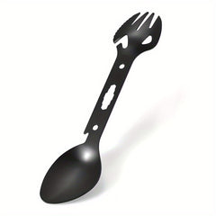 Outdoor Picnic Camping Tool Stainless Steel Tableware Fork Spoon Wrench