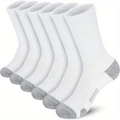 Men's Sports Crew Socks for Running in Autumn & Winter