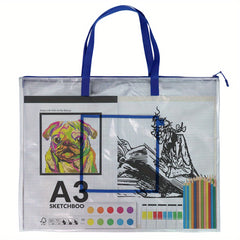 Classroom Bulletin Board Storage Bag - Artwork, Poster, Toy Storage