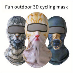 3D Cat Balaclava Mask Windproof Outdoor Full Face Mask