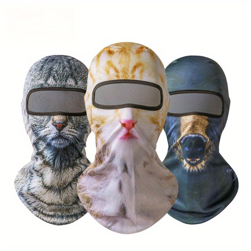3D Cat Balaclava Mask Windproof Outdoor Full Face Mask