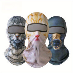 3D Cat Balaclava Mask Windproof Outdoor Full Face Mask