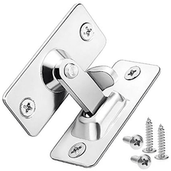90 Degree Stainless Steel Door Latch Right Angle Sliding Bending Door Lock