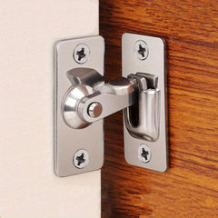 90 Degree Stainless Steel Door Latch Right Angle Sliding Bending Door Lock