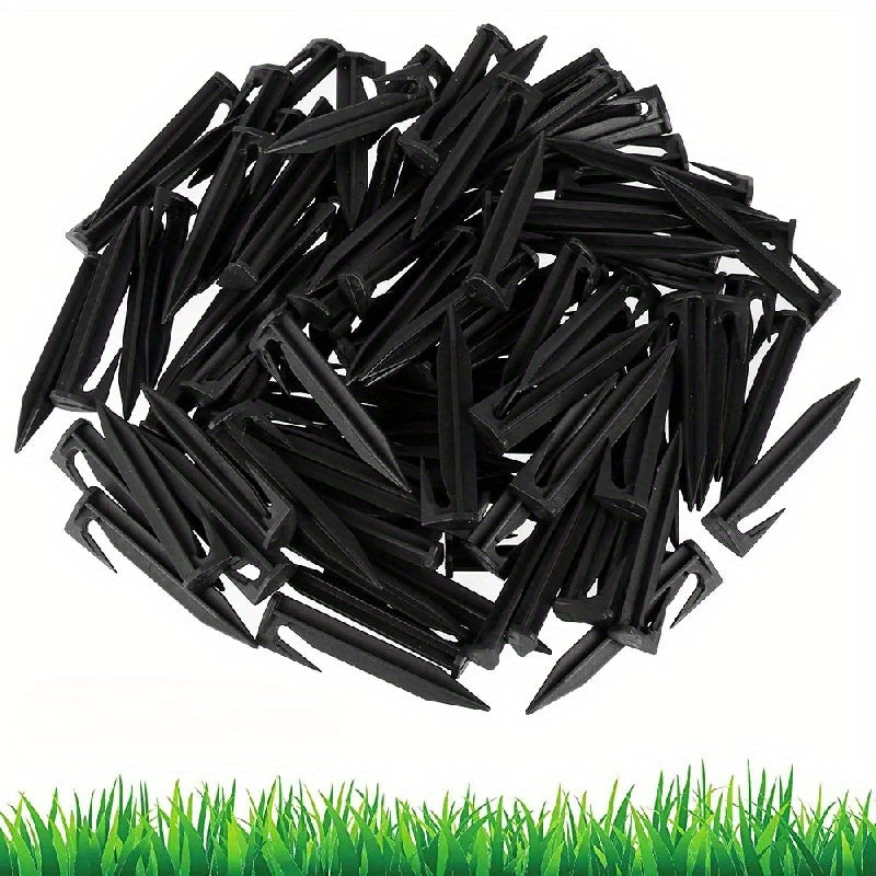 50pcs Camping Tent Stakes Garden Lawn Peg Boundary Ground Nail Spikes