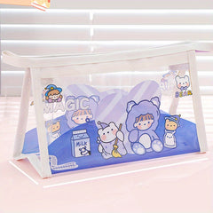 Animal Pencil Case Waterproof & Large Capacity Storage