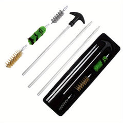 6pcs Cleaning Set for 12 16 20 410 GA Gauge Rod Brush Tube Barrel Kit
