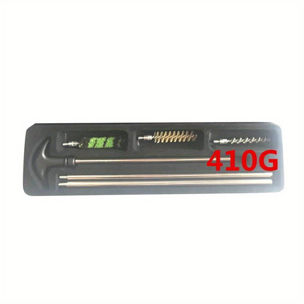6pcs Cleaning Set for 12 16 20 410 GA Gauge Rod Brush Tube Barrel Kit