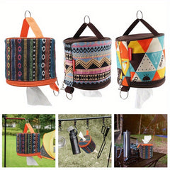 Portable Toilet Paper Holder For Camping & Hiking Tissue Storage Bag