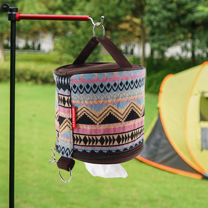 Portable Toilet Paper Holder For Camping & Hiking Tissue Storage Bag