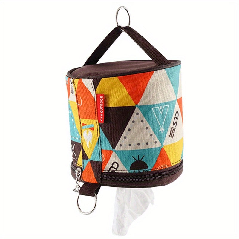 Portable Toilet Paper Holder For Camping & Hiking Tissue Storage Bag